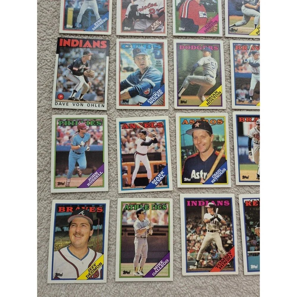 1988 Topps Baseball Card Lot 26 Cards Dale Murphy Mark McGwire Era Vintage MLB